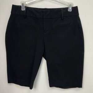 83. INC Black Shorts, Faux pockets in front & back 94% cotton 6% spandex, Sz 0